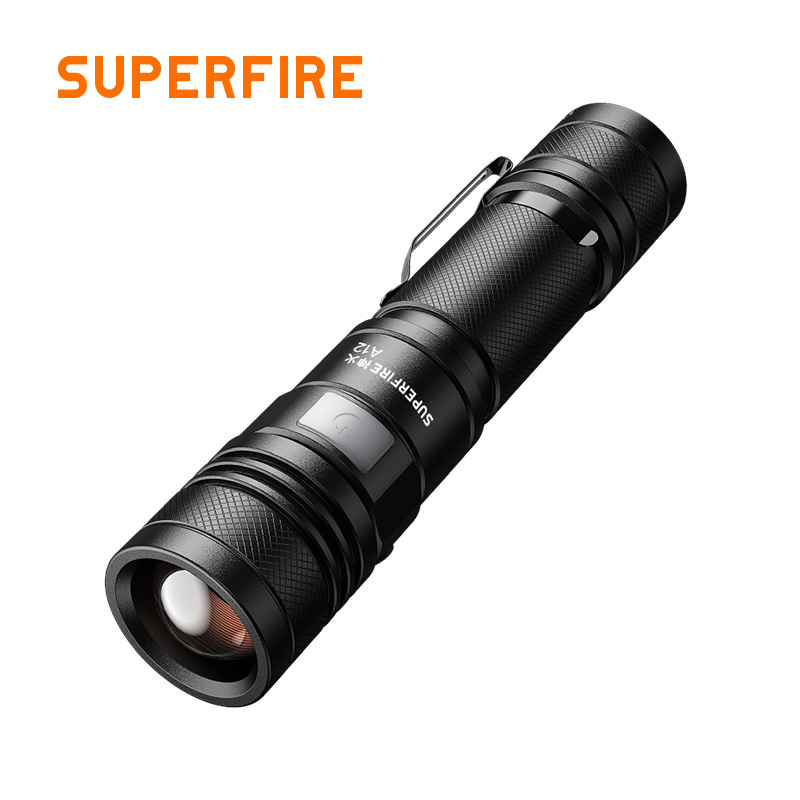 SUPERFIRE A12 Portable High-Intensity Flashlight
