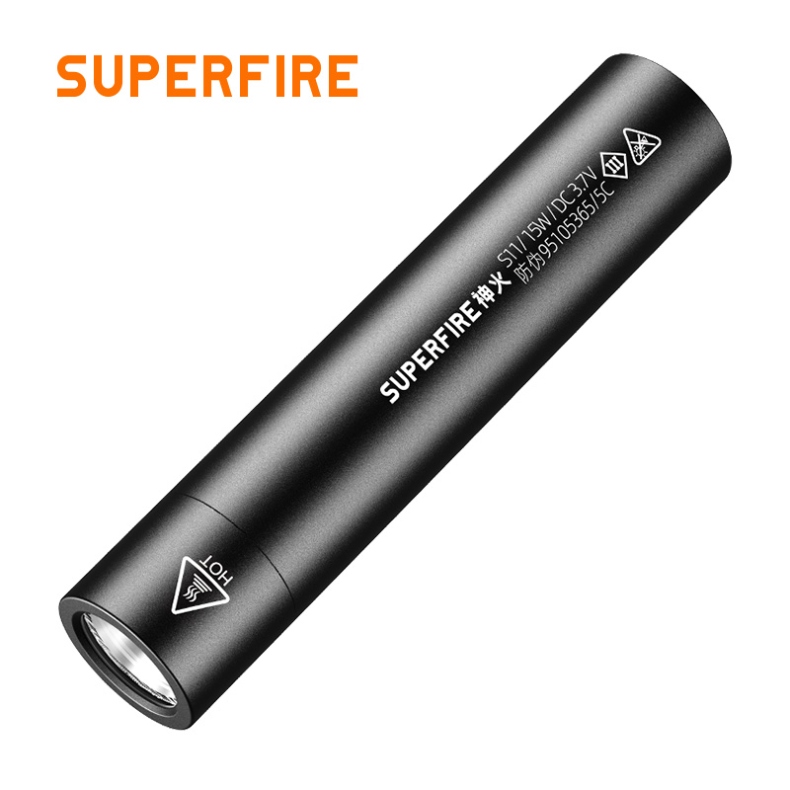 SUPERFIRE S11-P50 Type-c charging pocket flashlight