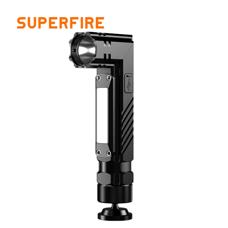 SUPERFIRE G19 Multifunctional Right Angle Flashlight