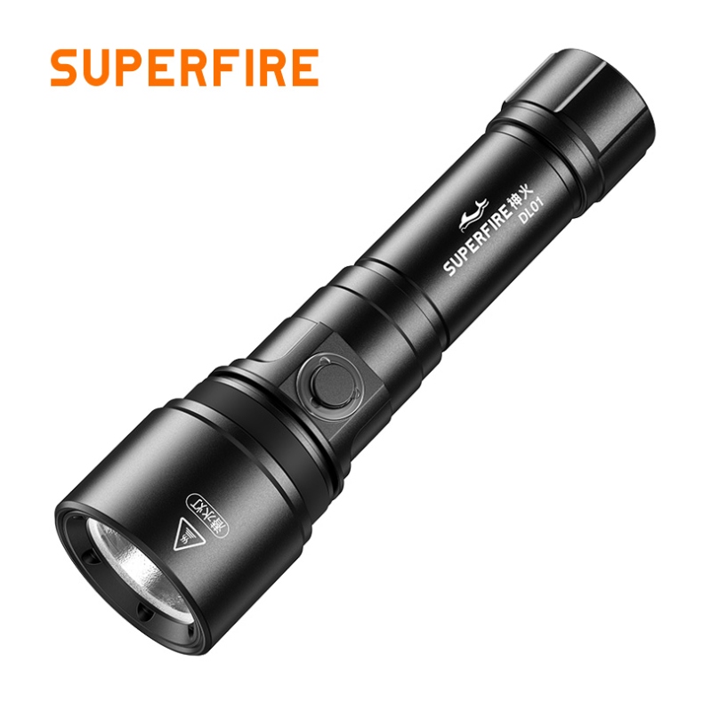 SUPERFIRE DL01/18650 Black Diving Flashlight
