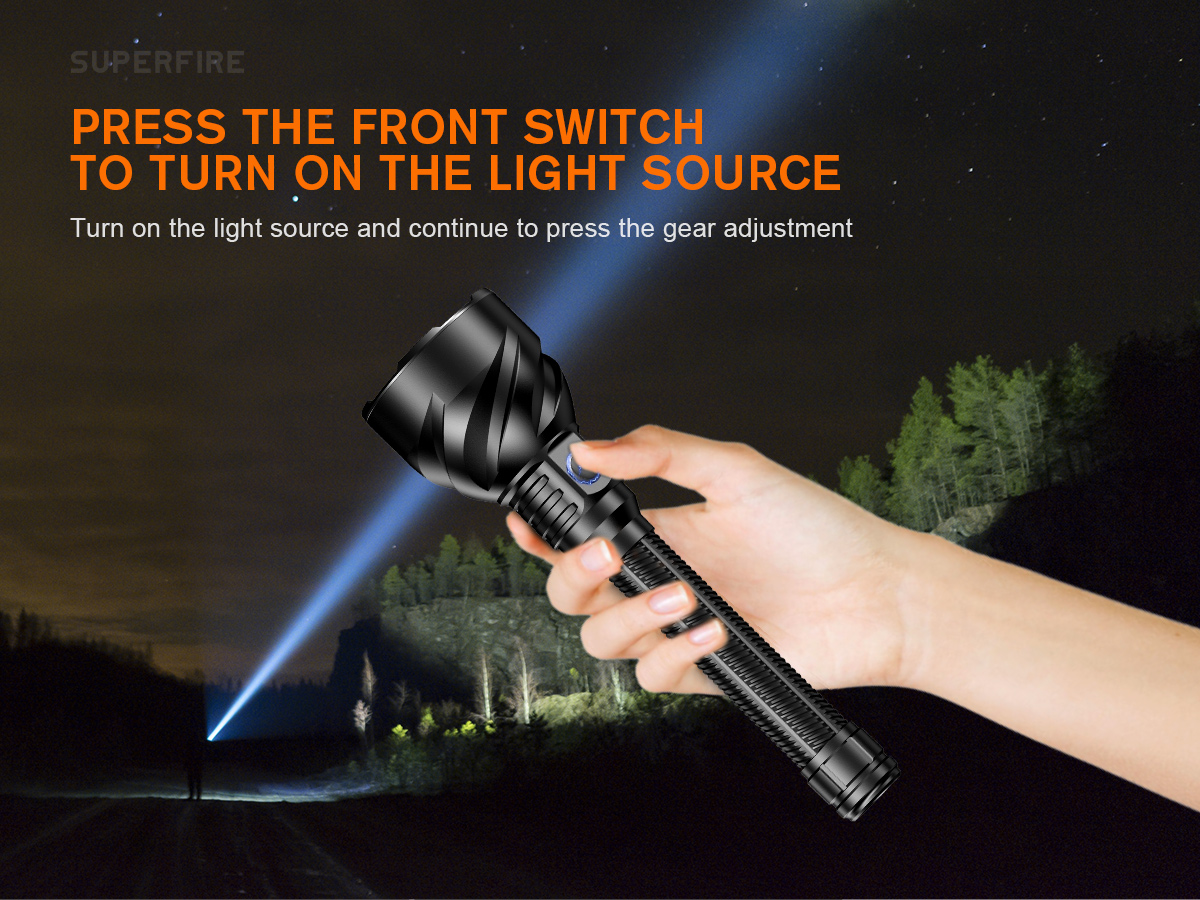 Details of TF02 High-End Long-Range Flashlight Details of TF02 High-End Long-Range Flashlight