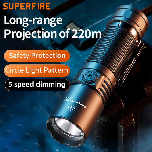 SUPERFIRE F1-A High Power Flashlight