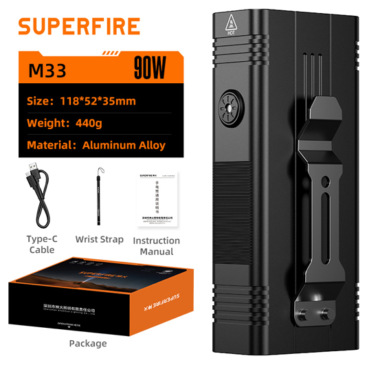 SUPERFIRE M33-high-power-flashlight