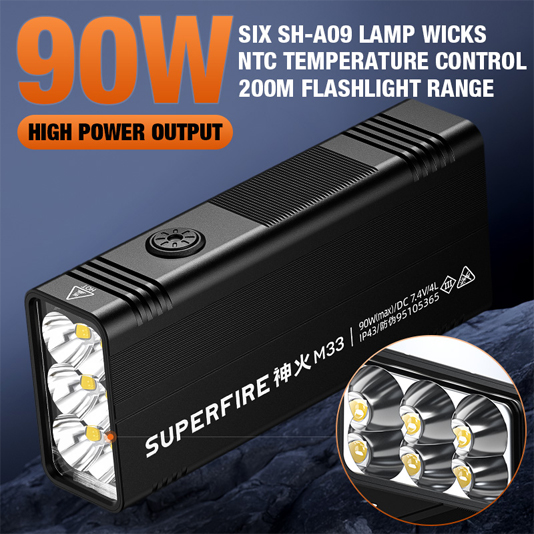 SUPERFIRE M33-high-power-flashlight
