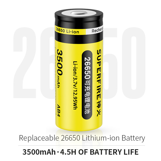 SUPERFIRE F1-A High Power Flashlight