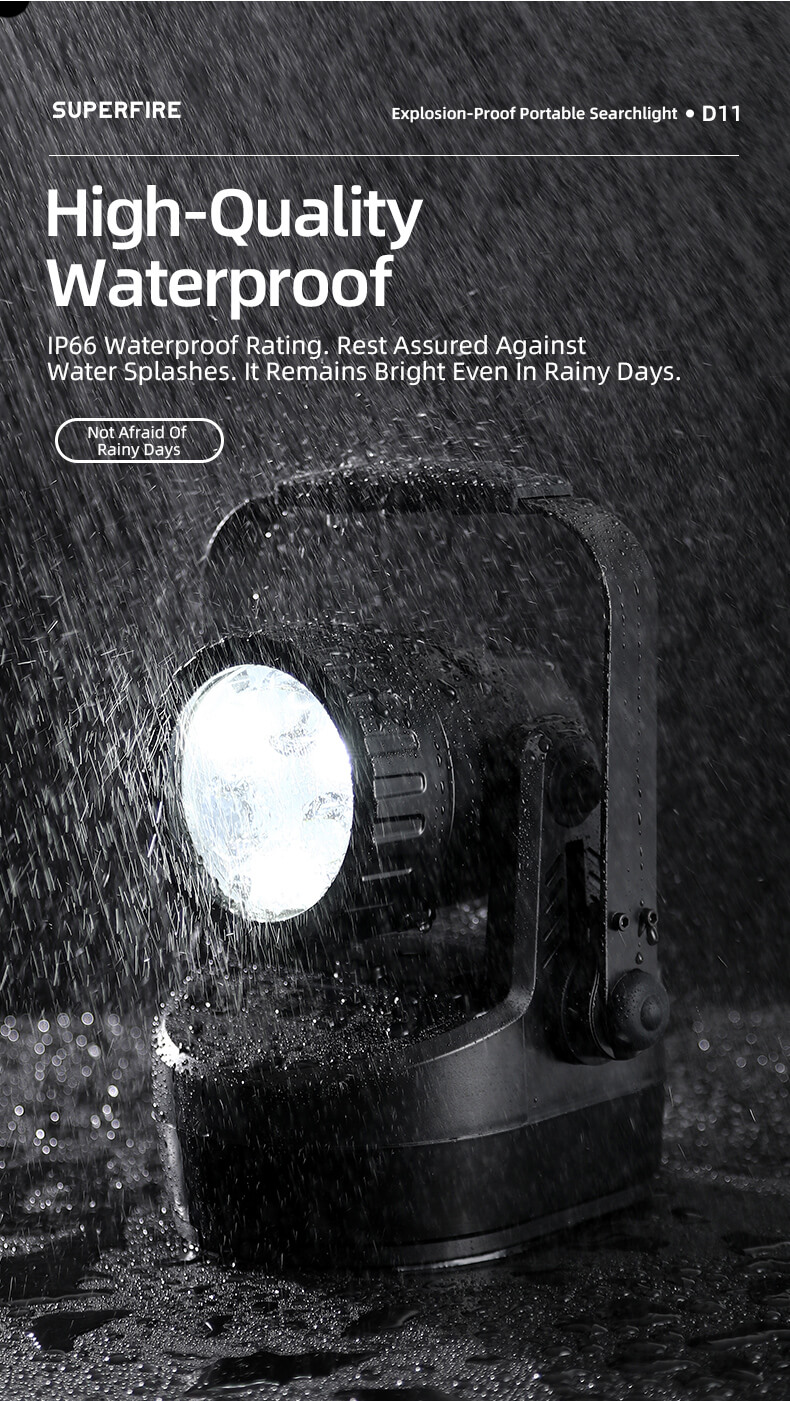 SUPERFIRE D11 Explosion-Proof Portable Light Details