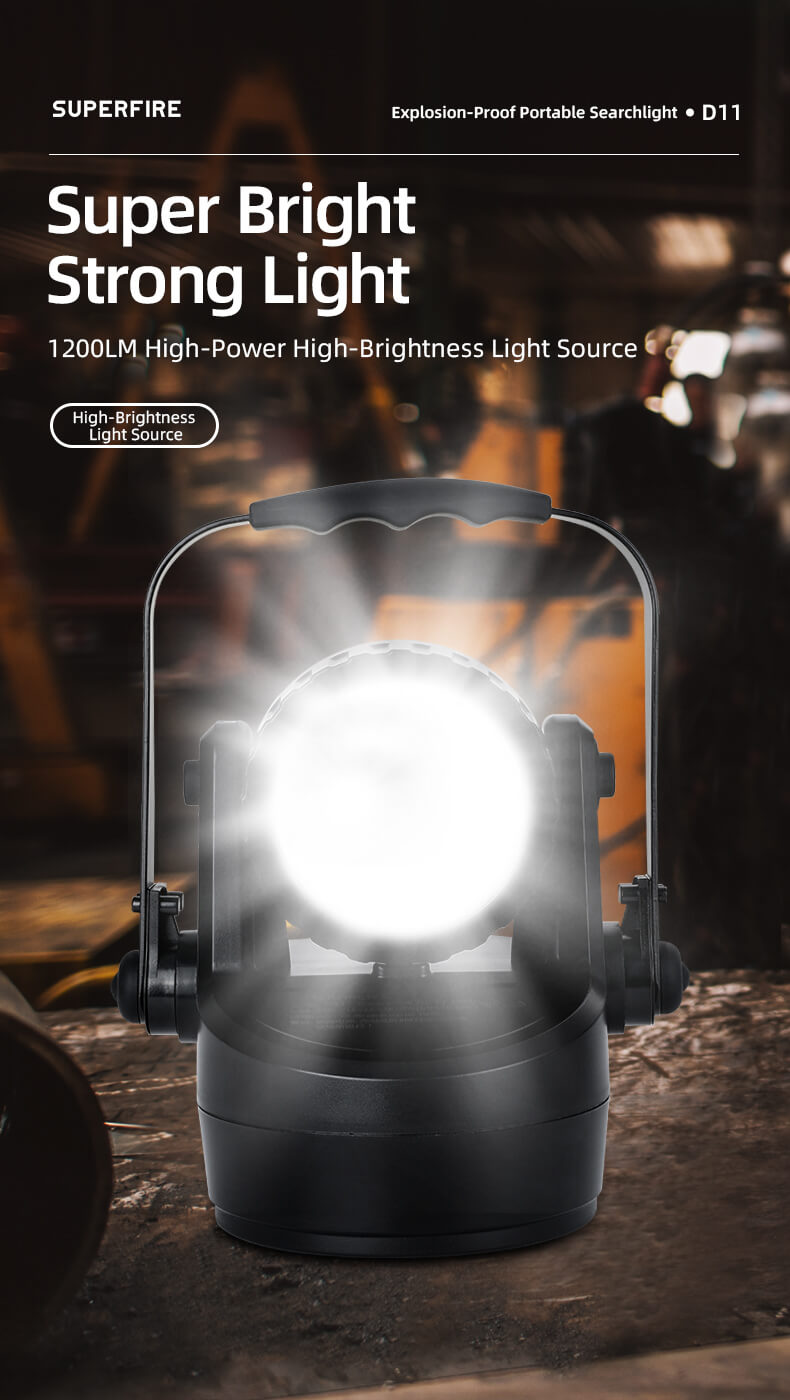 SUPERFIRE D11 Explosion-Proof Portable Light Details