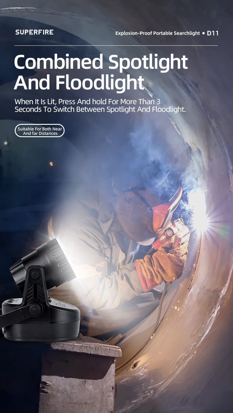 SUPERFIRE D11 Explosion-Proof Portable Light Details