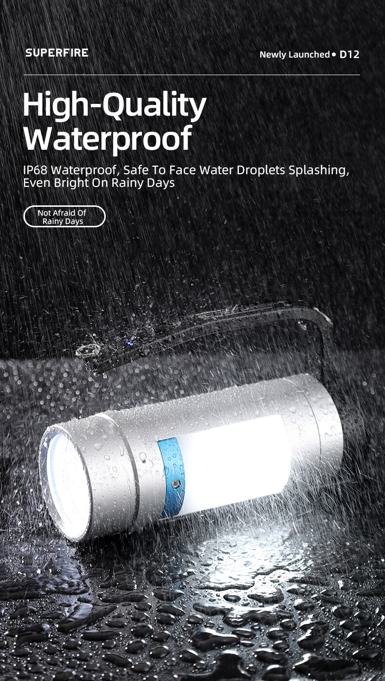 SUPERFIRE D12 Explosion-Proof Portable Searchlight Details