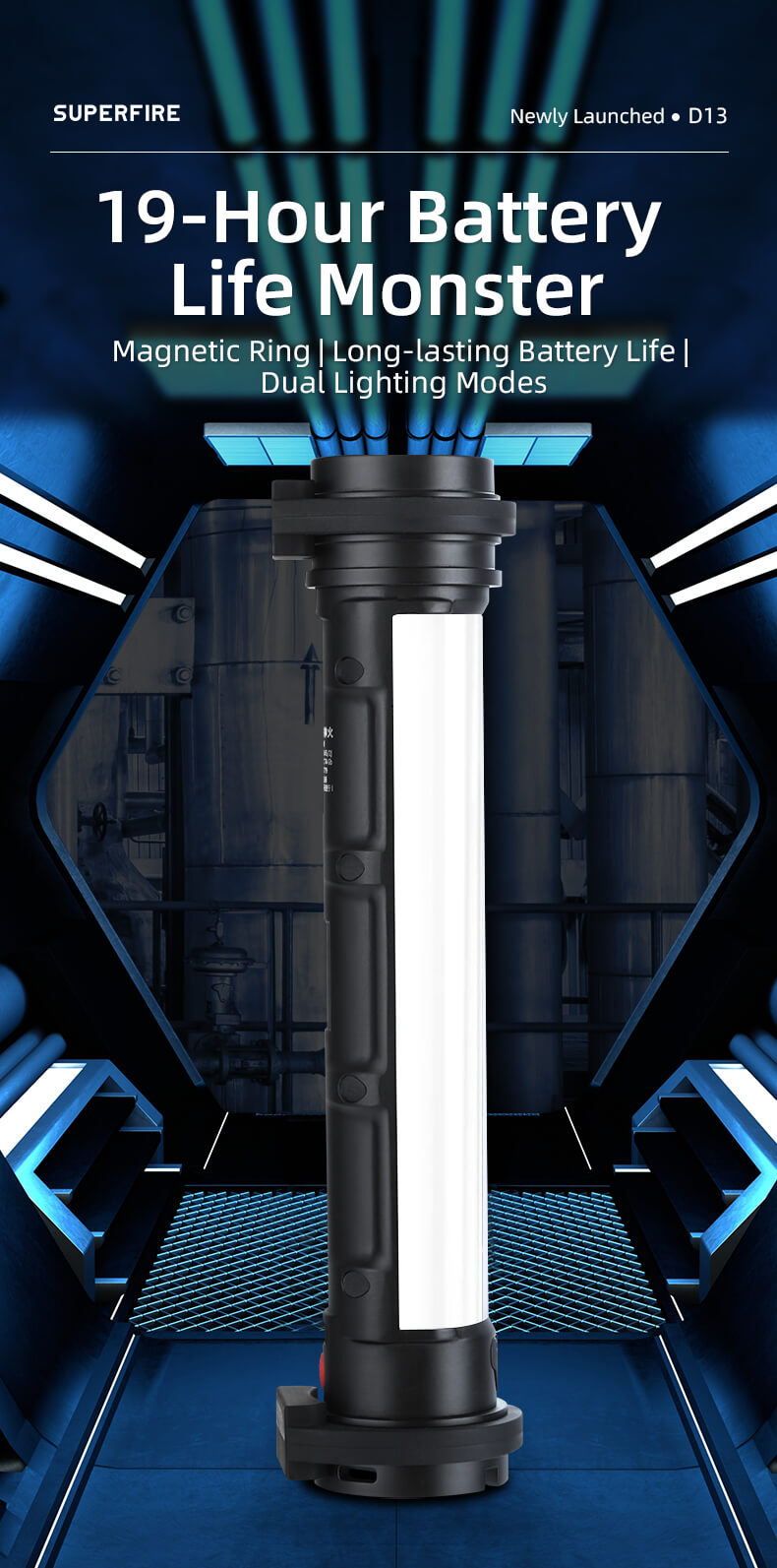 SUPERFIRE D13 Explosion-Proof Work Light Details