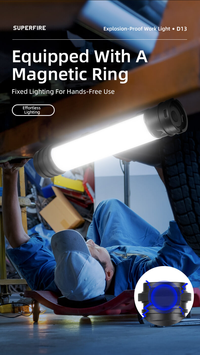 SUPERFIRE D13 Explosion-Proof Work Light Details