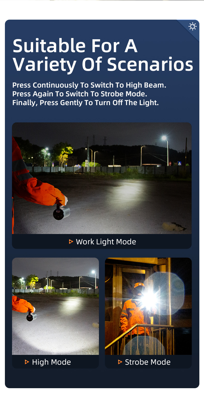 SUPERFIRE D9 Explosion Proof Flashlight Details
