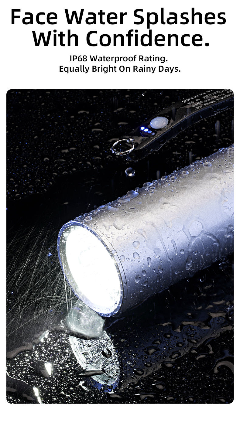 SUPERFIRE D9 Explosion Proof Flashlight Details