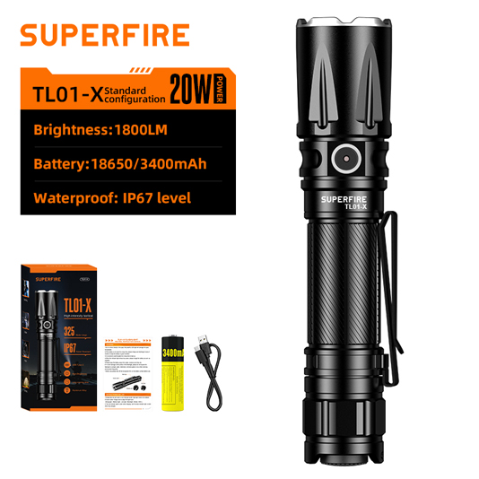 superfire tl01 x tactical flashlight 1