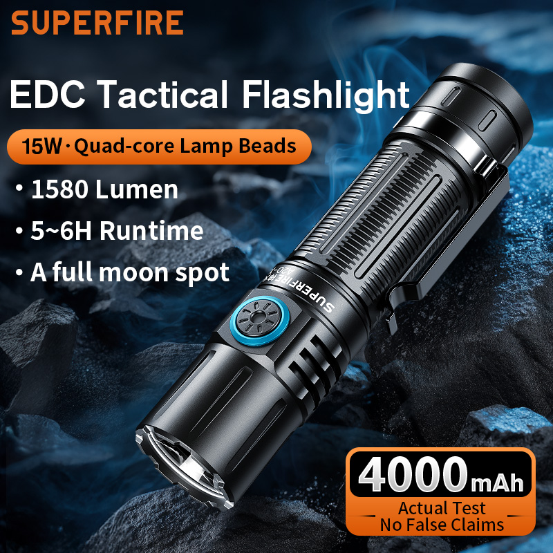 SUPERFIRE A20-X High-Powered Flashlight