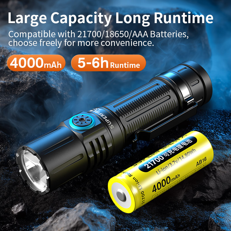SUPERFIRE A20-X High-Powered Flashlight