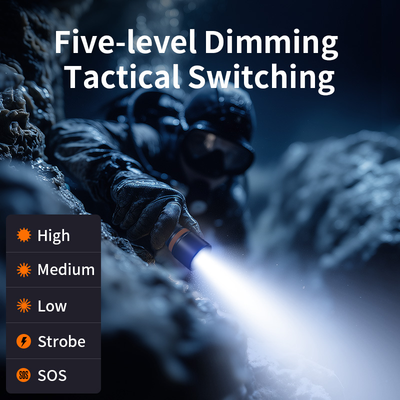 SUPERFIRE DL01-S Diving Flashlight