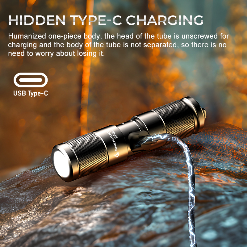 SUPERFIRE EF02 EDC Keychain Flashlight