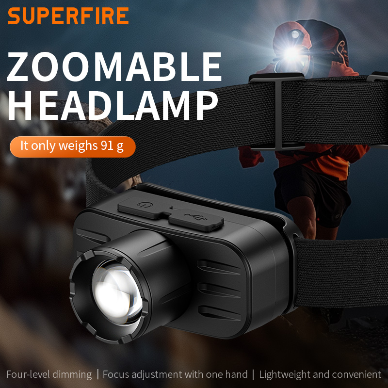 SUPERFIRE HL80-S Zoom Headlamp