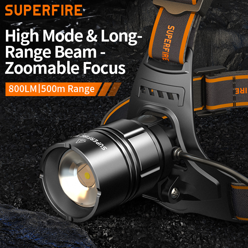 SUPERFIRE HY03 Long-Range Headlights